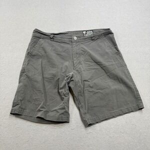 Kuhl Shorts Men's 38 Gray Relaxed Fit Lightweight Camping Hiking Outdoor Utility